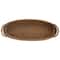 Hello Honey® 32" Decorative Oval Woven Seagrass Tray with Handles
